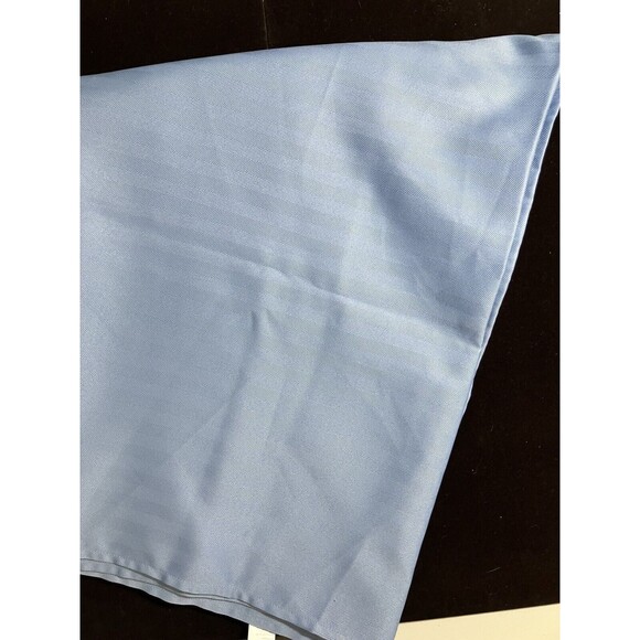 Martha Stewart Everyday Blue Iridescent Striped Tablecloth Linen 52 x 70 Inch - Picture 1 of 8